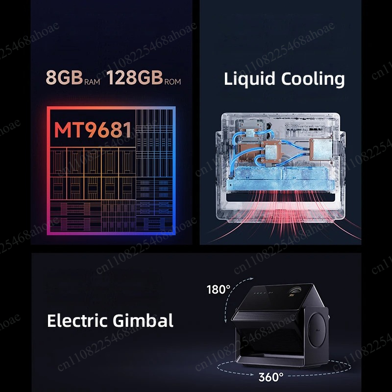 Home Cinema Laser Projector - جهاز عرض ليزر ثلاثي الألوان S7