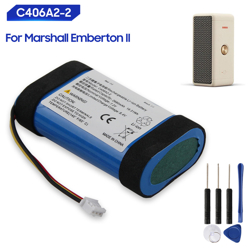 بطارية بديلة C406A2-2 لمارشال  - مراجعة Home Cinema Marshall وسعره