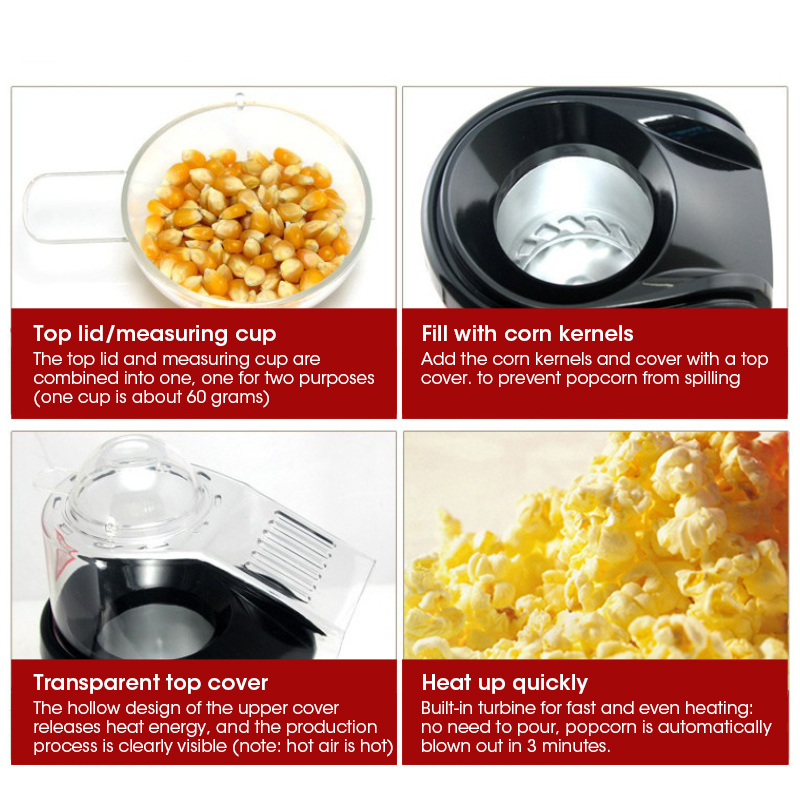 آلة صنع الفشار الكهربائية الأو - مراجعة Popcorn Machine Home وسعره