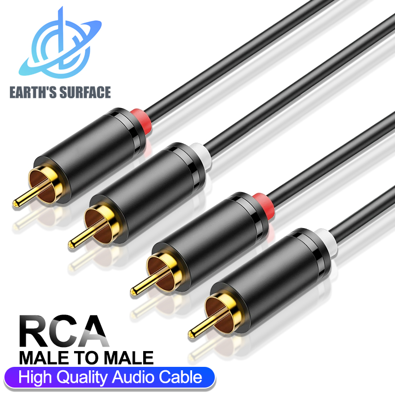 HIFI ستيريو كابل RCA 2RCA إلى  - مراجعة Genius Home Cinema وسعره