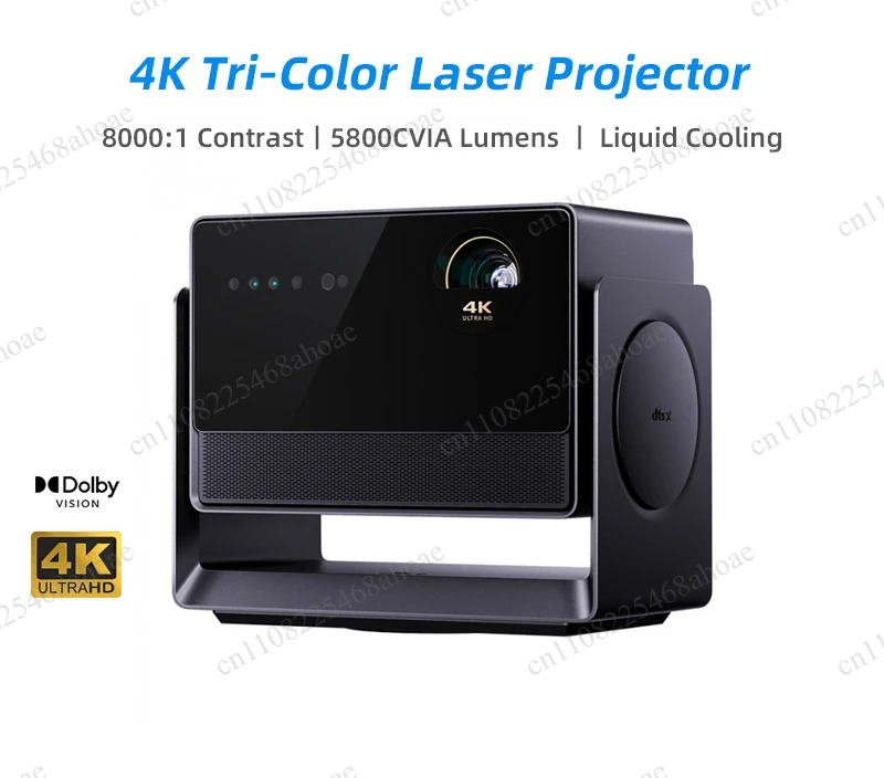 جهاز عرض ليزر ثلاثي الألوان S7 - مراجعة Home Cinema Laser Projector وسعره