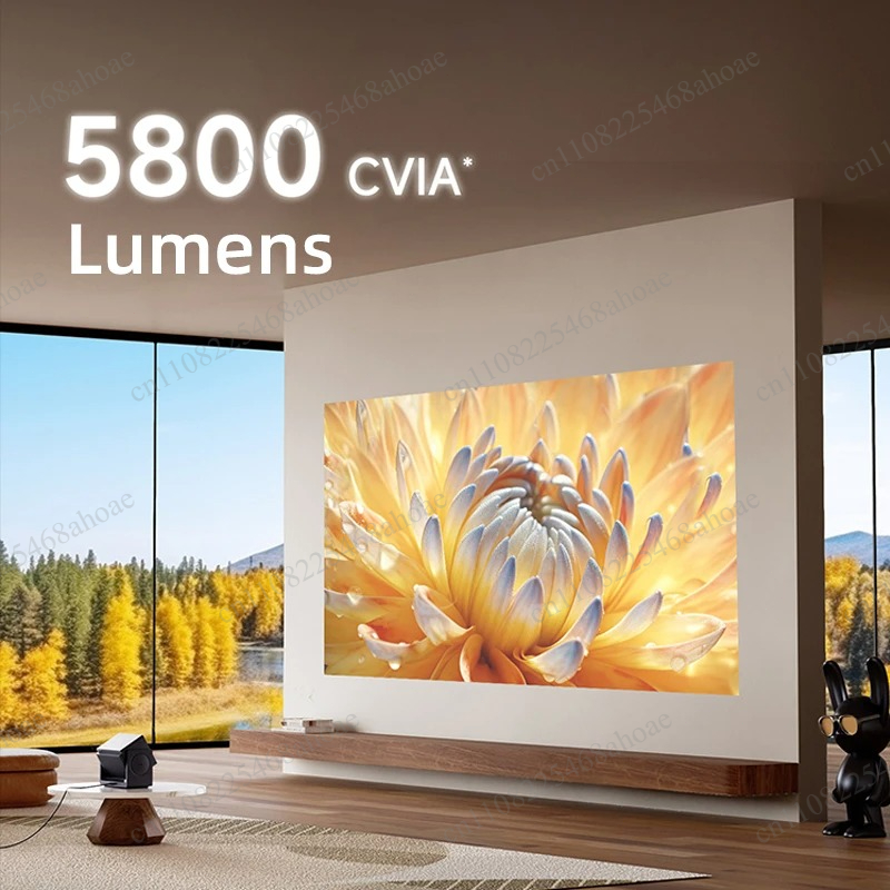جهاز عرض ليزر ثلاثي الألوان S7 - مراجعة Home Cinema Laser Projector وسعره