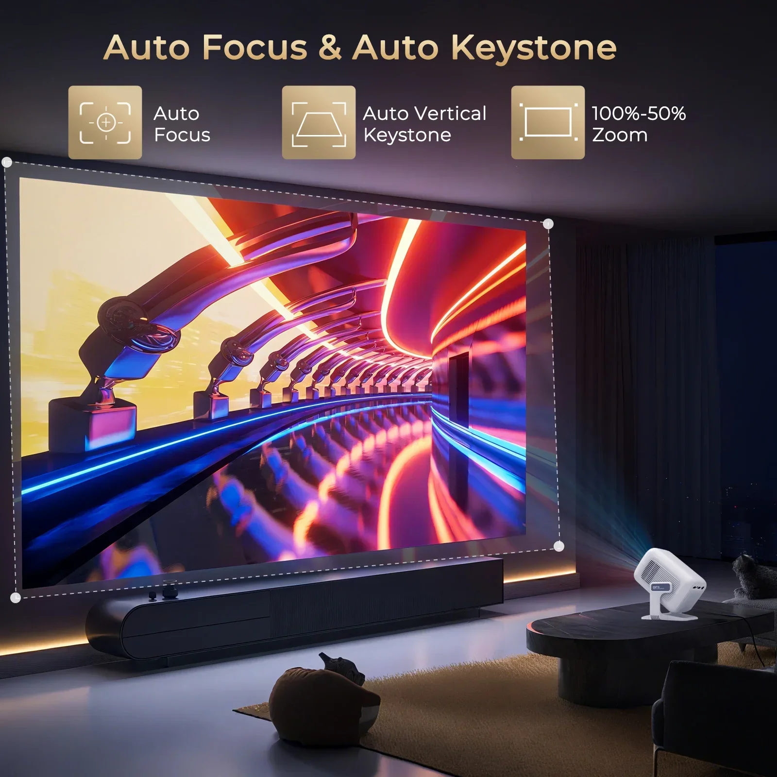 جهاز عرض LynCast 4K X3AQ 500AN - مراجعة Home Cinema Focal وسعره