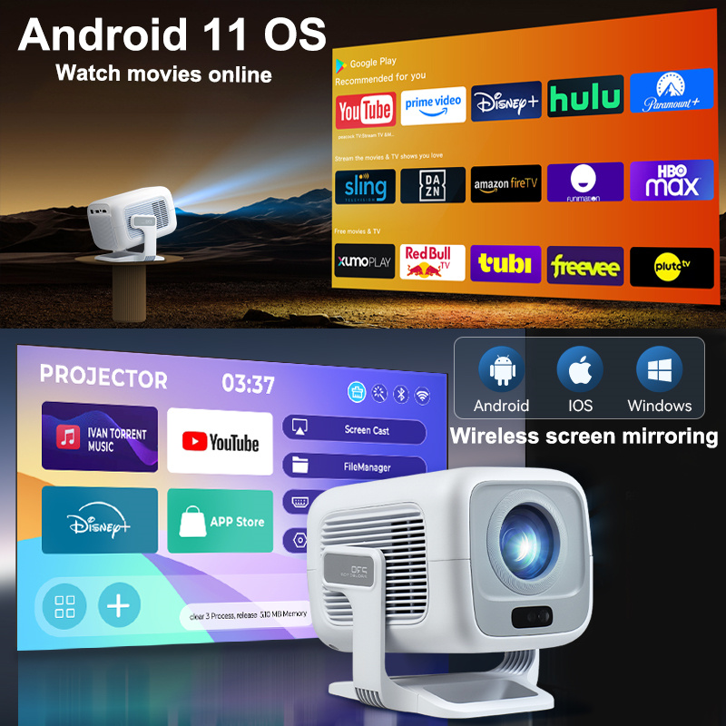 جهاز عرض HUAWEISHI بدقة 4K يعم - مراجعة Home Cinema Focal وسعره